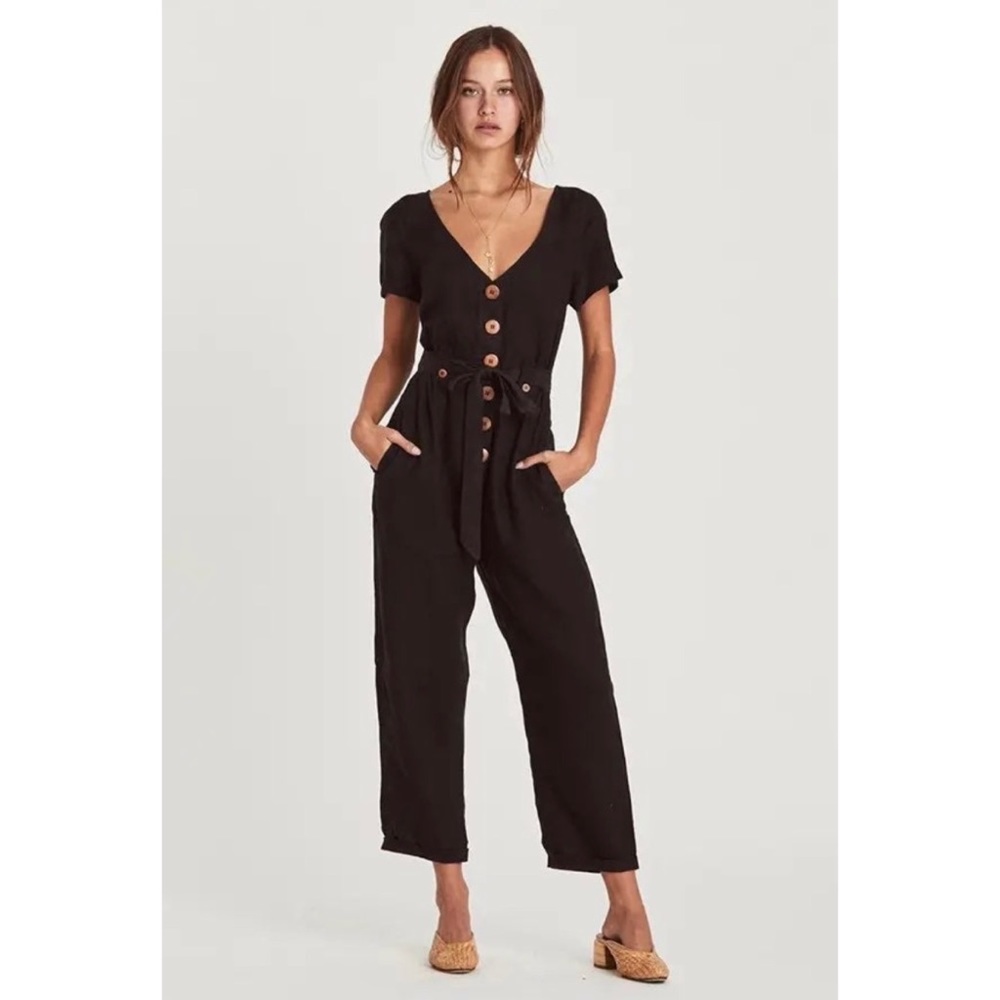 La Luna Jumpsuit in Onyx by Arnhem Clothing